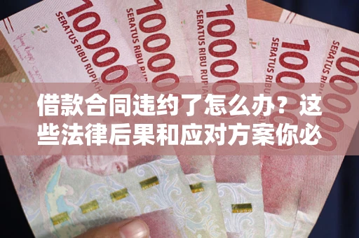 济南借款合同违约了怎么办？这些法律后果和应对方案你必须知道