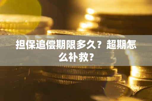 济南担保追偿期限多久？超期怎么补救？