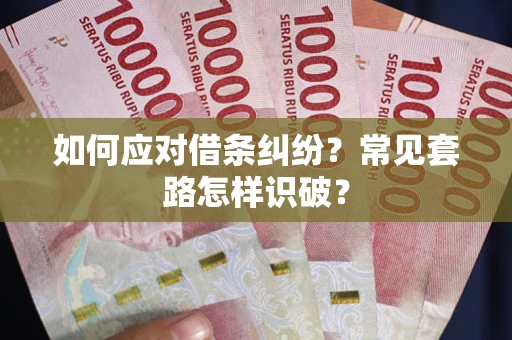 济南如何应对借条纠纷？常见套路怎样识破？
