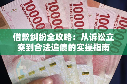 济南借款纠纷全攻略：从诉讼立案到合法追债的实操指南