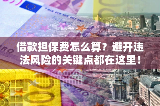 济南借款担保费怎么算？避开违法风险的关键点都在这里！