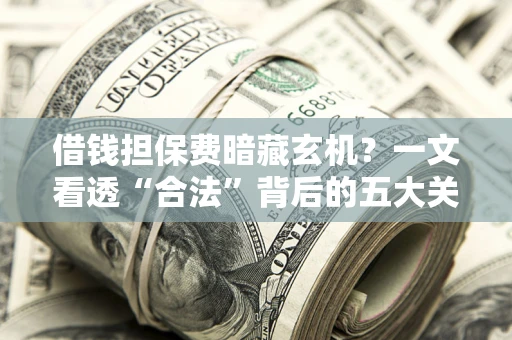 济南借钱担保费暗藏玄机？一文看透“合法”背后的五大关键陷阱