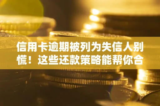 济南信用卡逾期被列为失信人别慌！这些还款策略能帮你合法止损