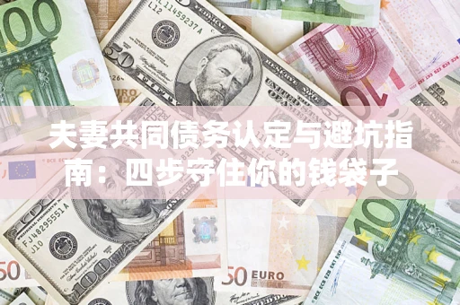 济南夫妻共同债务认定与避坑指南：四步守住你的钱袋子