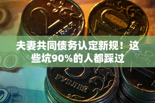 济南夫妻共同债务认定新规！这些坑90%的人都踩过